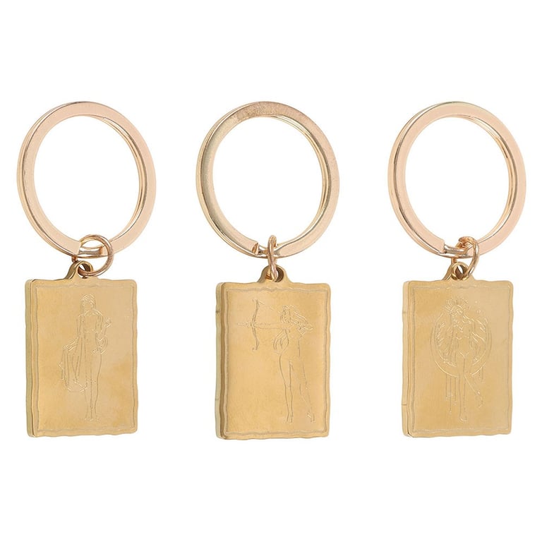Goddess Energy Keyrings - Wisdom, Serenity & Love Inspired Talismans
