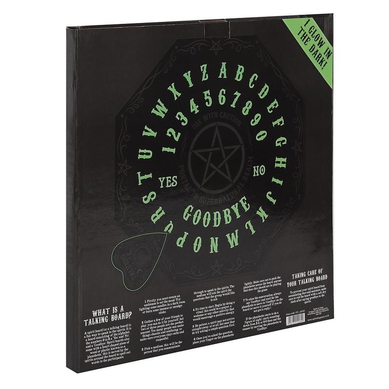Glow in the Dark Octagon Spirit Board - Pentagram Design for Spiritual Connections