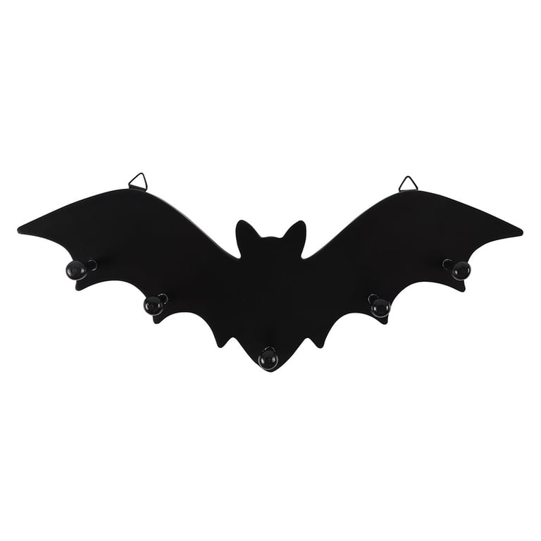 Bat Wall Hook - Gothic Decor with Jewelry and Key Holding Capability