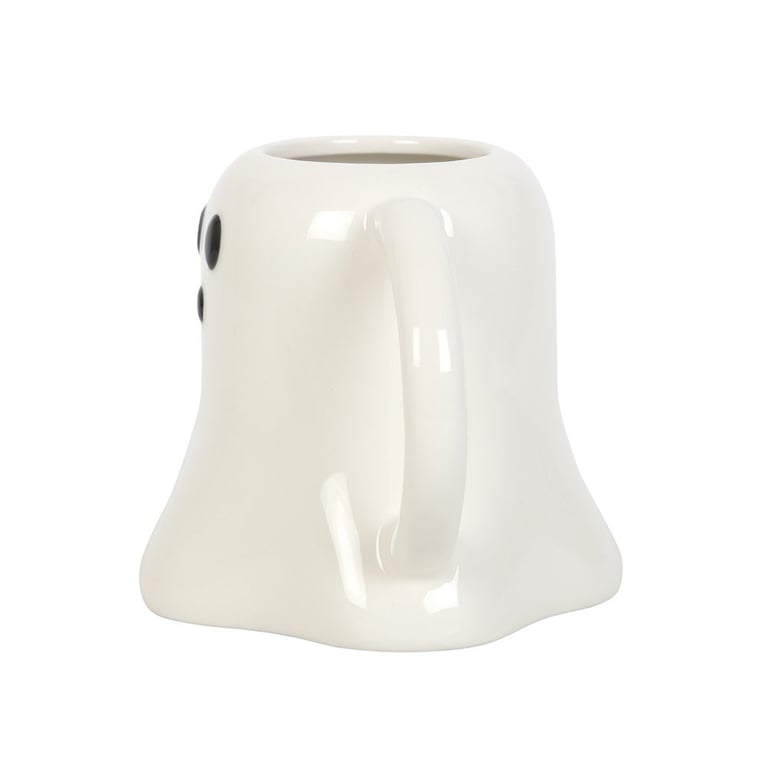 Ghost Shaped Mug for Halloween - 420ml Capacity, Spooky Drinkware