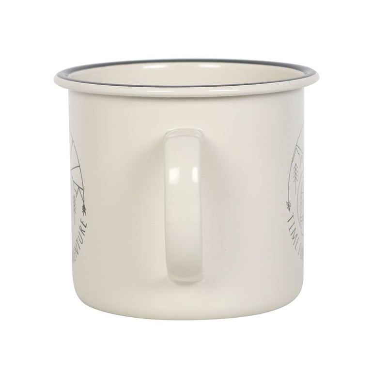 Dadventure Enamel Camping Mug - Lightweight & Durable Outdoor Adventure Mug
