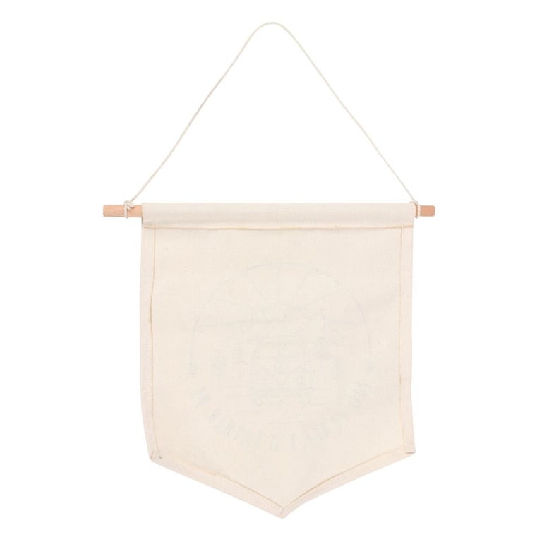 Happy Camper Retro Campervan Hanging Flag Home Decor
