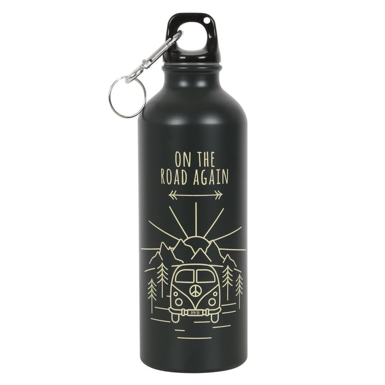 On The Road Again 500ml Metal Reusable Camping Water Bottle