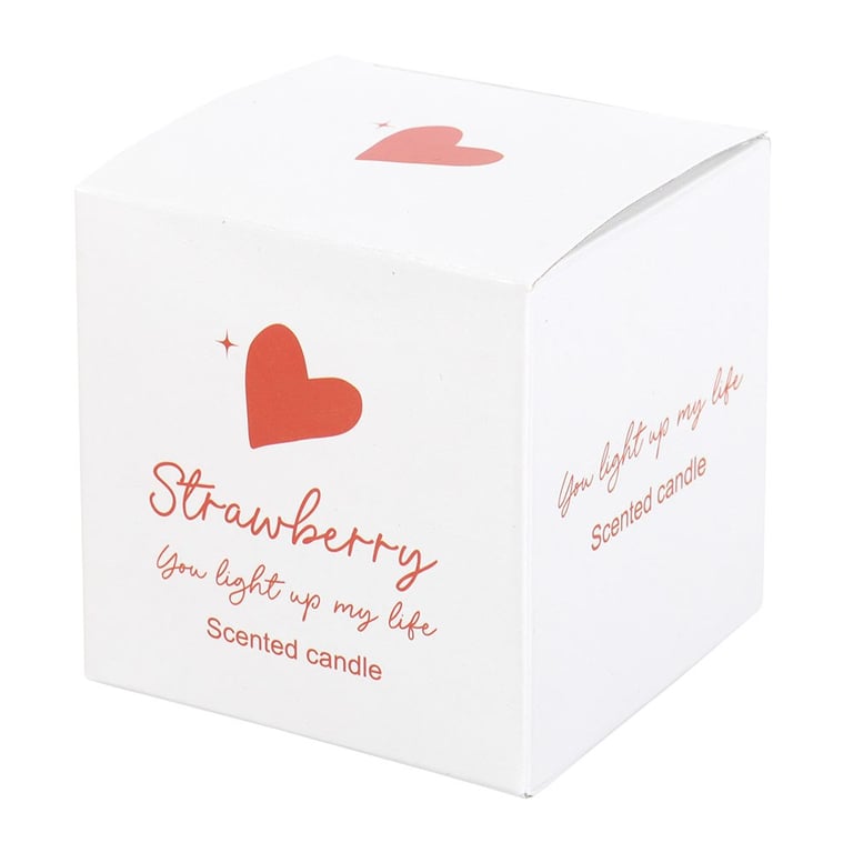 Strawberry Scented Candle - Sweet Gift for a Loved One