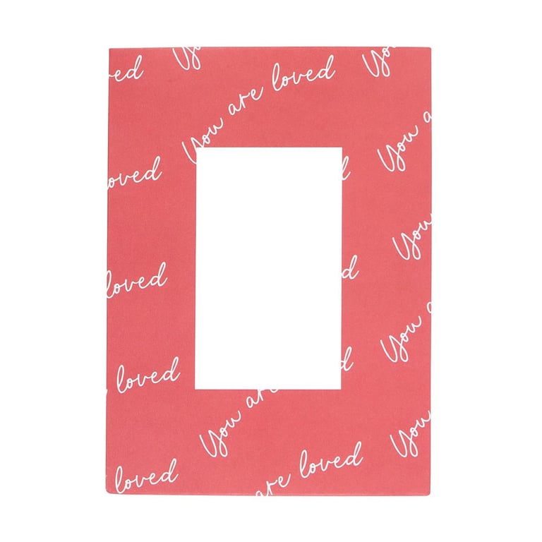 You Are Loved Heart Necklace - Red Enamel Valentine s & Mother s Day Gift Idea