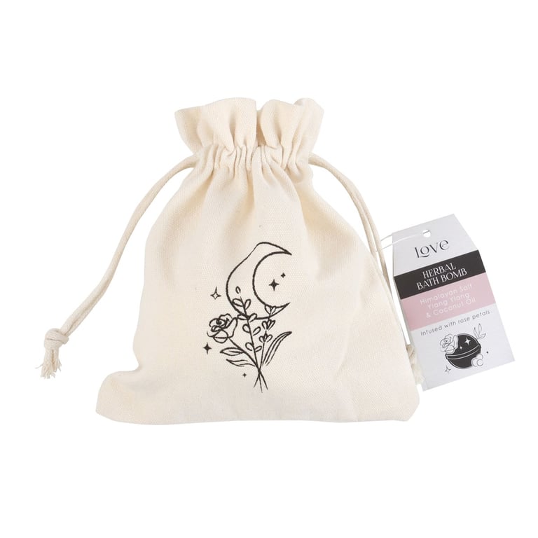 Ylang Ylang Love Bath Bomb - Attracting Romance and Wellbeing with Himalayan Salt and Coconut Oil