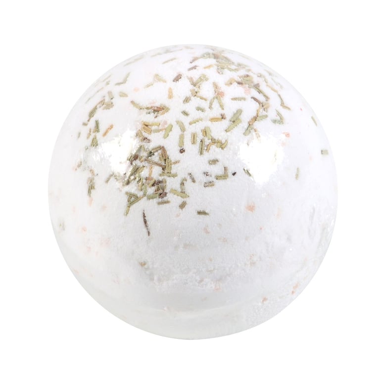 Clary Sage Detoxifying Bath Bomb with Lavender and Himalayan Salt for Relaxation and Deep Hydration