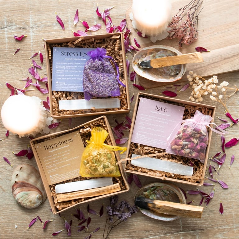 Herbal Magick Happiness Spell Kit - Radiate Positive Energy & Promote Joyful Living
