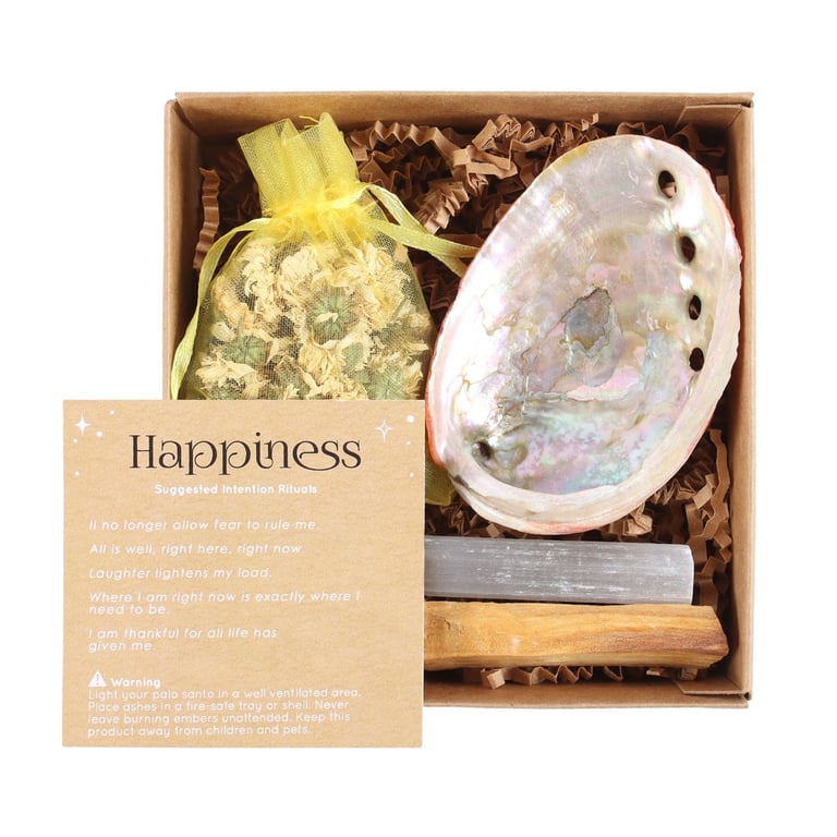 Herbal Magick Happiness Spell Kit - Radiate Positive Energy & Promote Joyful Living
