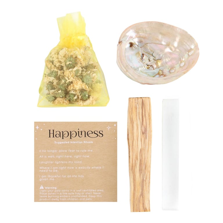 Herbal Magick Happiness Spell Kit - Radiate Positive Energy & Promote Joyful Living