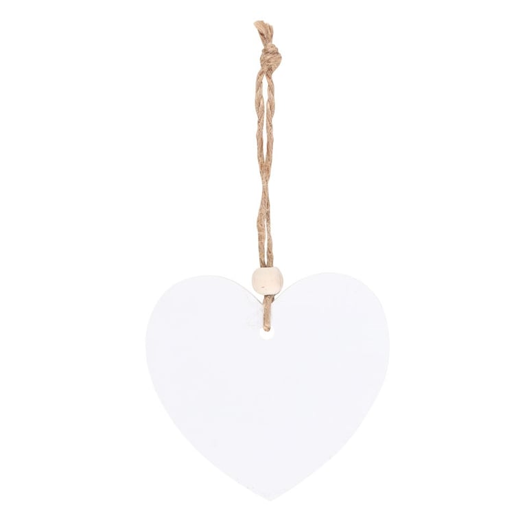 Mr and Mrs Hanging Heart Sign - Wooden Home Decor Gift