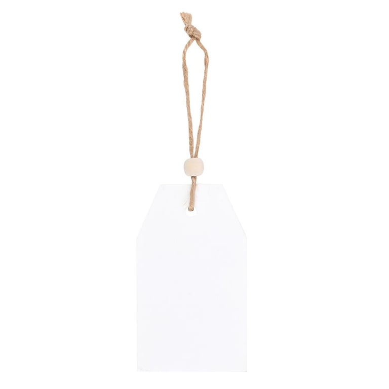40 Milestone Birthday Hanging Sentiment Sign - White Wooden Tag Decoration with Age Joke Message