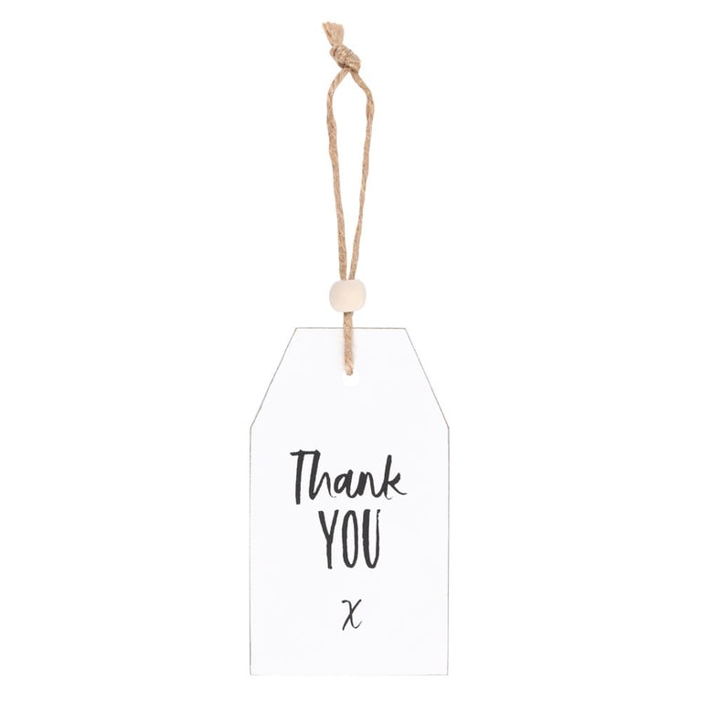 Thank You Hanging Sentiment Sign - Wooden Home Decor Gift Decoration