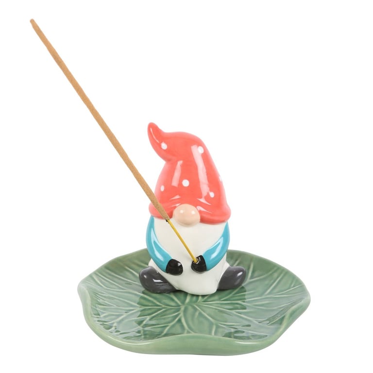 Ceramic Gonk Lily Pad Incense Holder