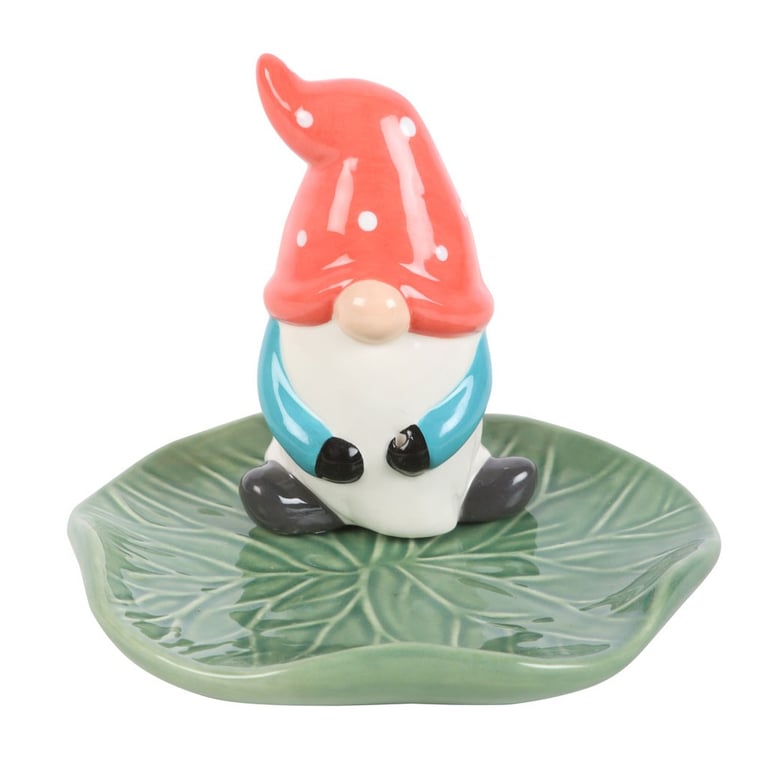 Ceramic Gonk Lily Pad Incense Holder
