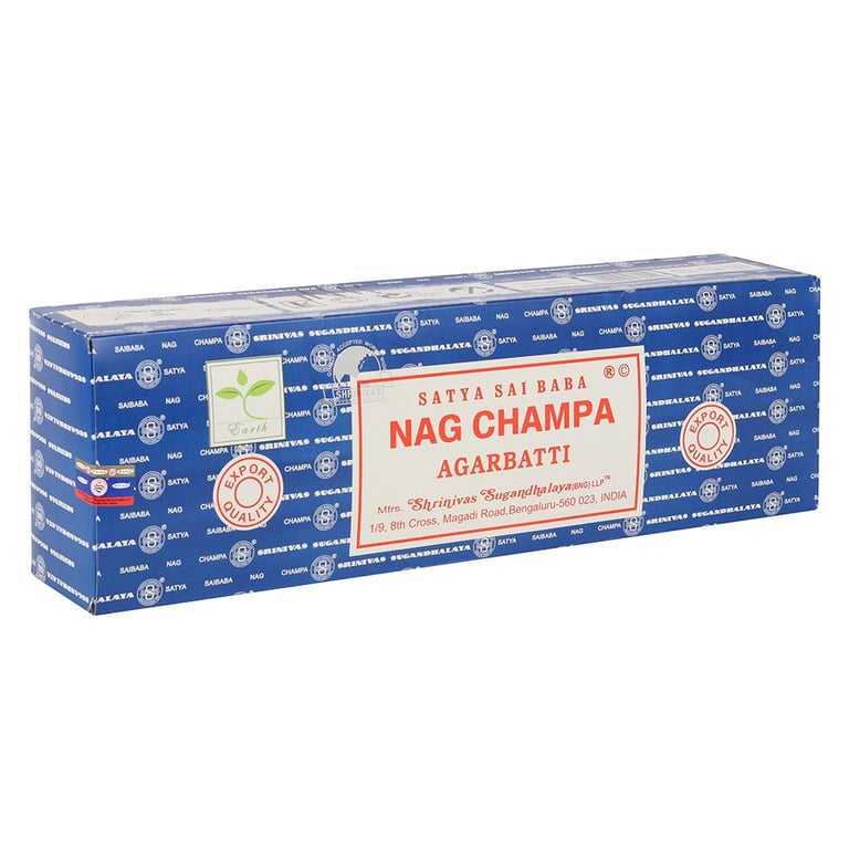 Satya Sai Baba Nag Champa Handmade Incense Sticks - 6 x 50g Packs