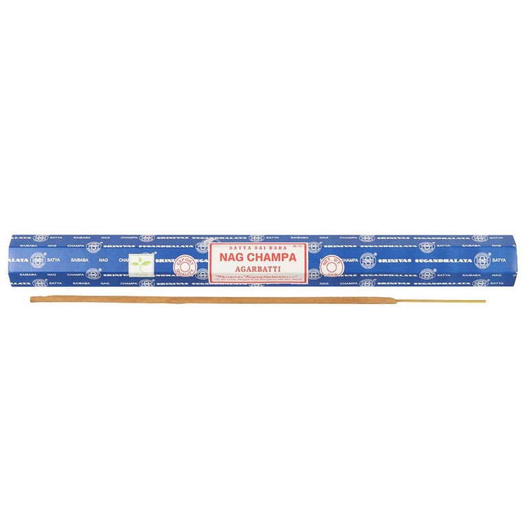 Satya Sai Baba Nag Champa Handmade Incense Sticks - 6 x 50g Packs