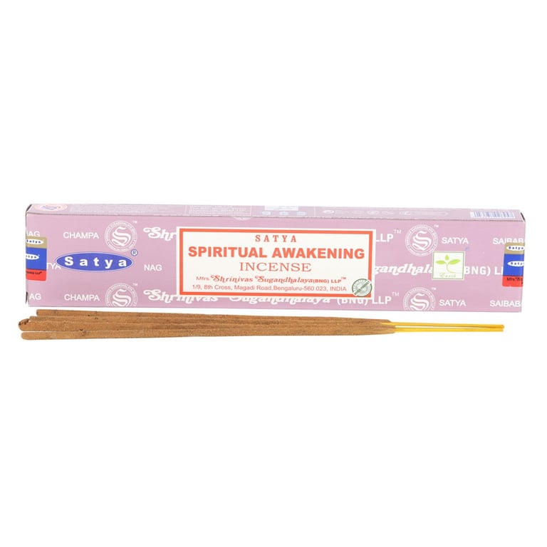 Satya Spiritual Awakening Incense Sticks - Handmade Indian Masala, Vegan Friendly