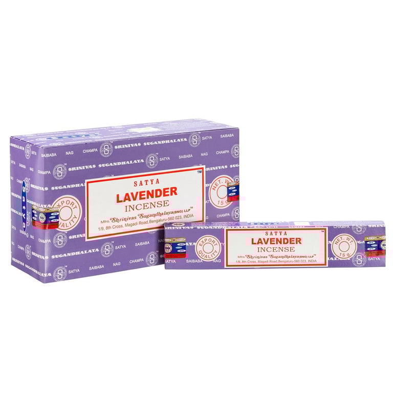 Satya Lavender Incense Sticks - Handmade Vegan Sleep Aid