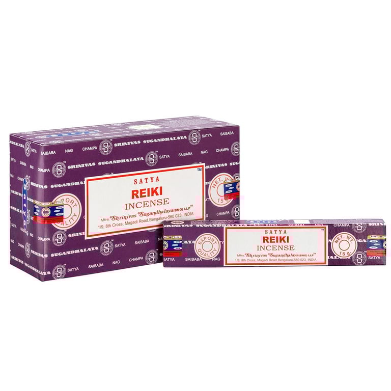 Satya Reiki Incense Sticks - Handmade Spiritual Healing for Emotional Wellbeing