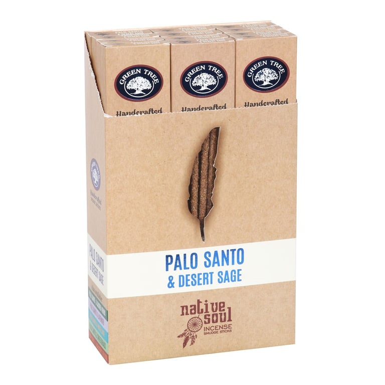 Palo Santo & Desert Sage Native Soul Smudge Incense Sticks - 12 Pack