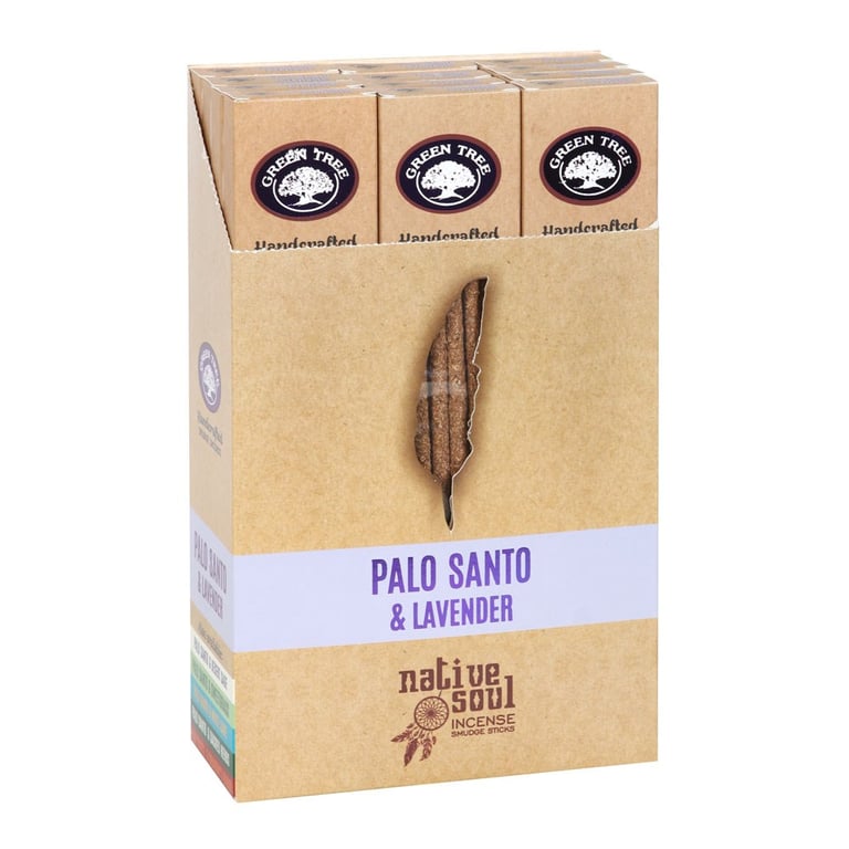Palo Santo & Lavender Smudge Incense Sticks - Spiritual Cleansing for Yoga and Meditation