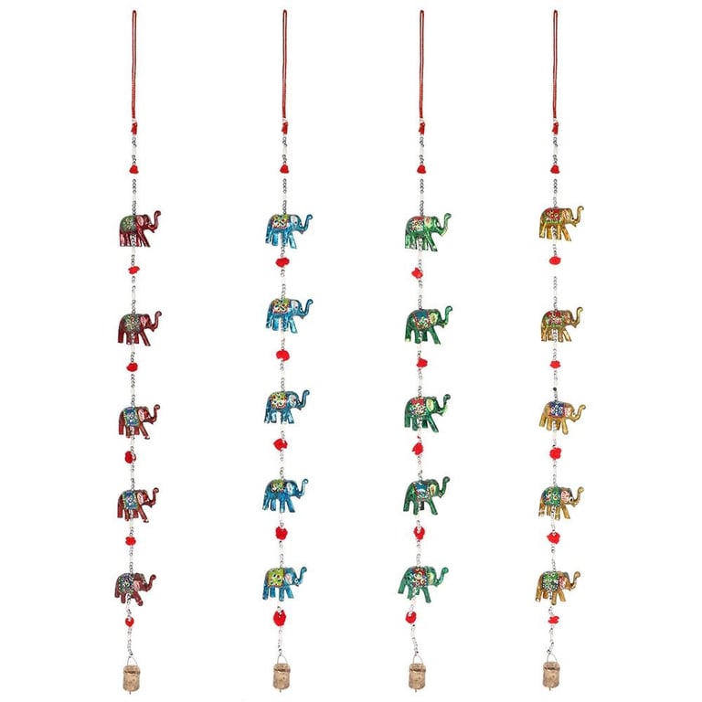 Hanging Elephant Decoration with Bell - Home Hanging Decorations for Kids and Adults