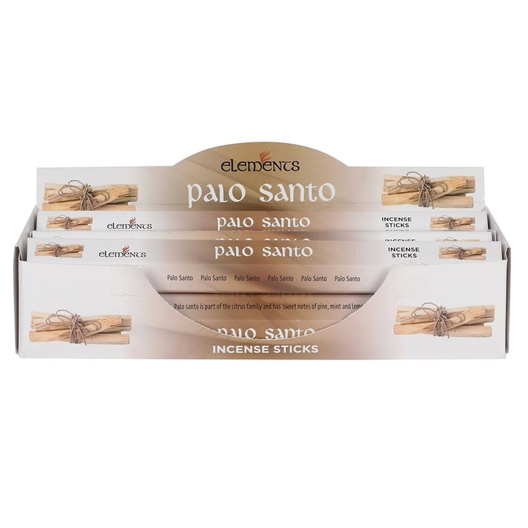 Elements Palo Santo Incense Sticks - 6 Packs of Natural Home Fragrance