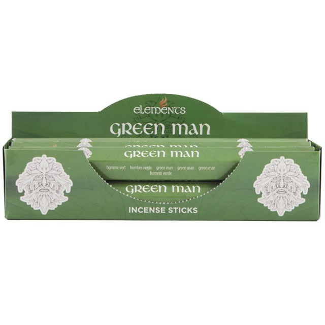 Elements Green Man 6 Pack Incense Sticks - Cannabis Fragrance Aromatherapy Set