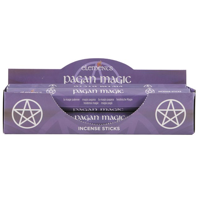 Pagan Magic Elements Incense Sticks - 6 Packs of Poison Fragrance, 20 Sticks Each for Home Aromatherapy and Spiritual Use