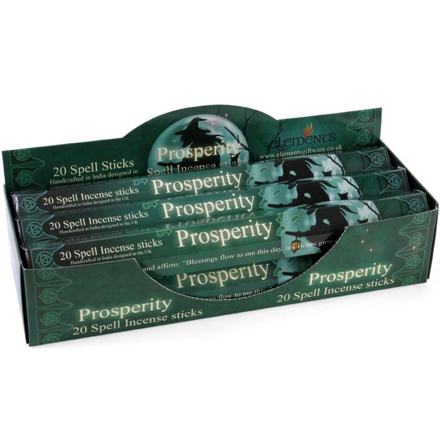 Prosperity Spell Incense Sticks by Lisa Parker - Attract Good Fortune with Jasmine Aroma