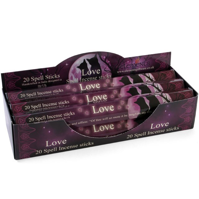 Lisa Parker Love Spell Incense Sticks - 120 Bamboo Sticks for Attraction and Intention Setting