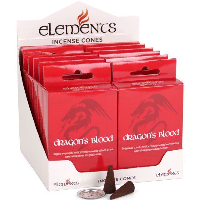 Dragon s Blood Incense Cones - 12 Packets Home Fragrance Set