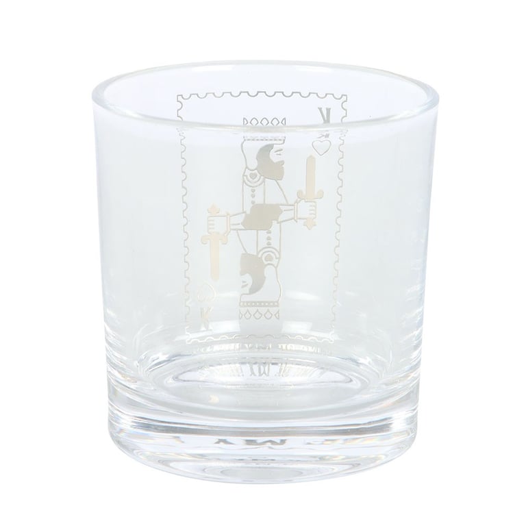 King of My Heart Elegant Royal Drinking Glass - 300ml Capacity