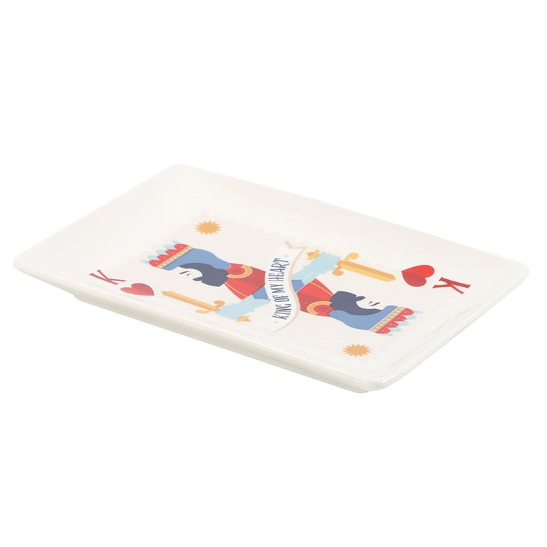 King of My Heart Catch All Dish - Regal Home Decor and Jewelry Organizer