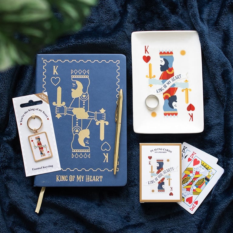 King of My Heart Luxury A5 Notebook - 200 Lined Pages