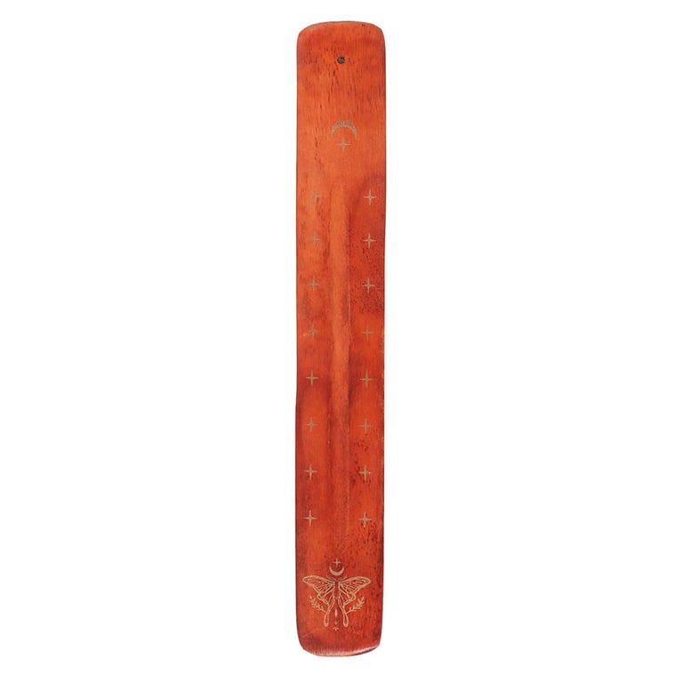 Mystical Moth Incense Ash Catcher - Elegant Luna Moth Design & Meditation-Friendly Home Decor