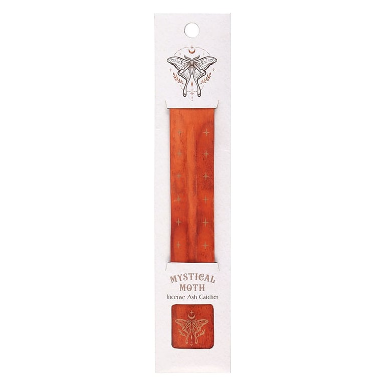 Mystical Moth Incense Ash Catcher - Elegant Luna Moth Design & Meditation-Friendly Home Decor