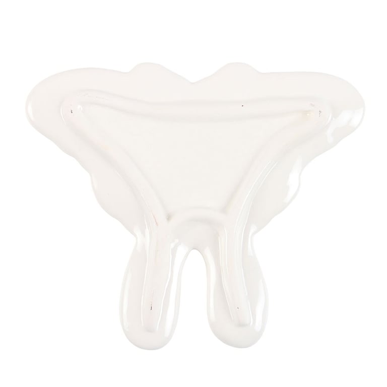 Elegant Luna Moth Ceramic Trinket Dish for Home Decor and Jewelry Storage