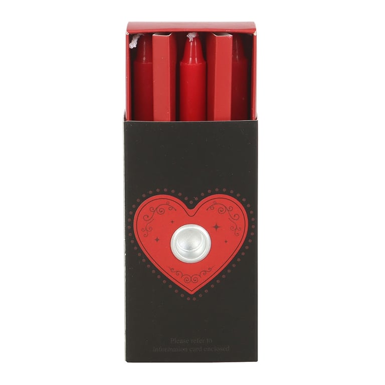 Love Spell Candle Set - 3 Unscented Candles to Attract Love & Strengthen Relationships