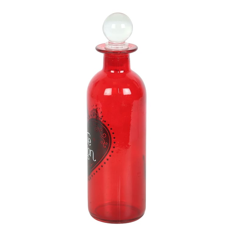 Decorative Glass Love Potion Bottle - Enchanted Home Decor & Witchcraft Supply