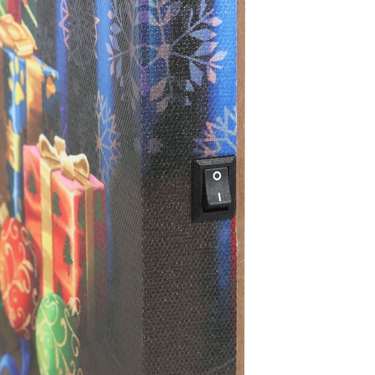 Krampuss Light Up LED Canvas Plaque by Lisa Parker - Official Licensed Artwork with AA Battery Operation