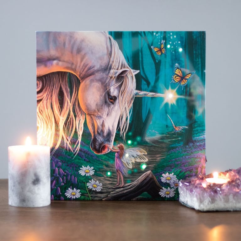 Fairy Whispers Light Up Canvas Plaque by Lisa Parker - Magical Home Decor Artwork