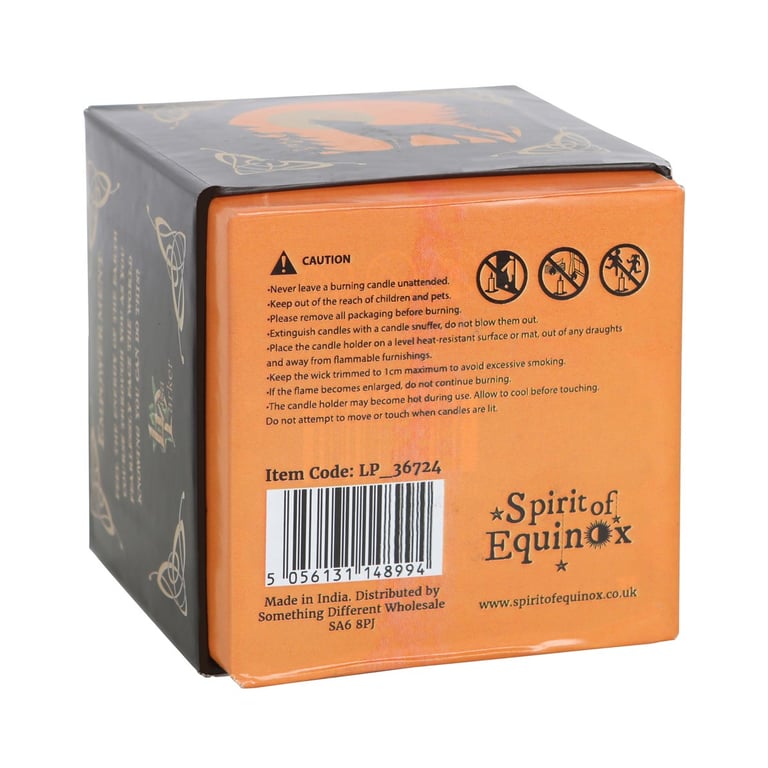 Empowerment Candle - Wolf Song by Lisa Parker, Patchouli Scented Meditation Candle