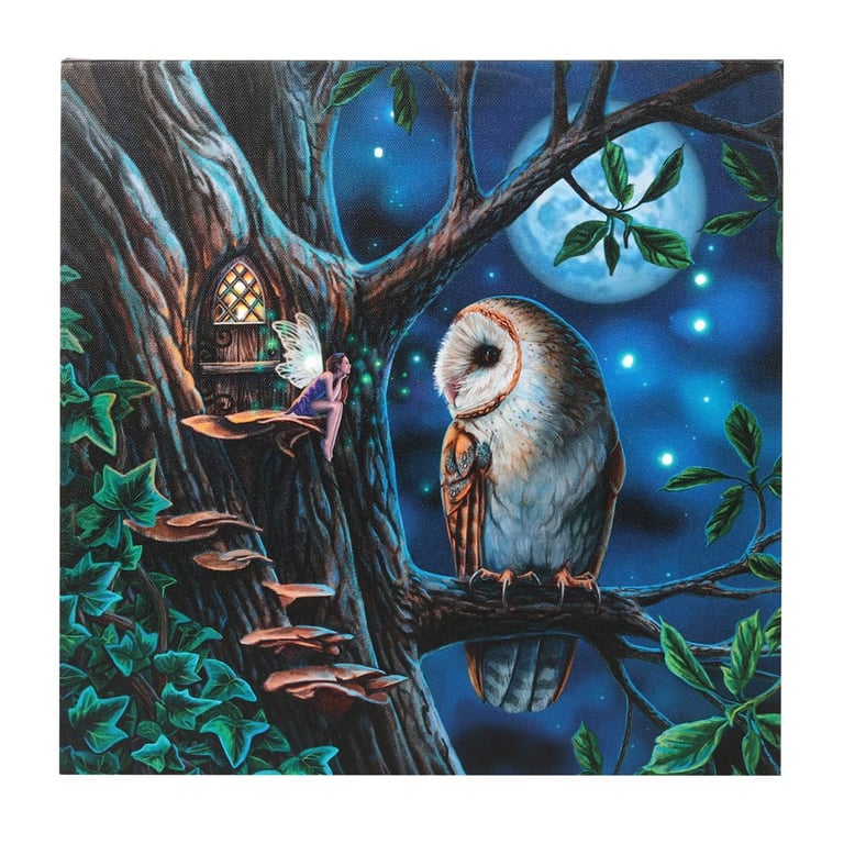 Lisa Parker Fairy Tales Light Up Canvas Plaque - Magical Home Decor Art