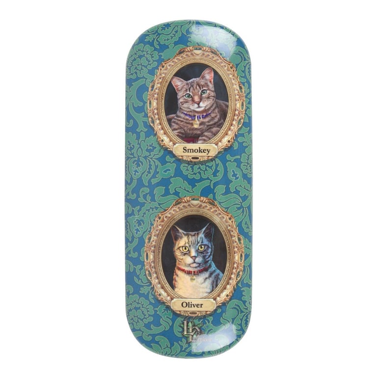 Mad About Cats Hard Shell Glasses Case by Lisa Parker - Includes Microfibre Cleaning Cloth