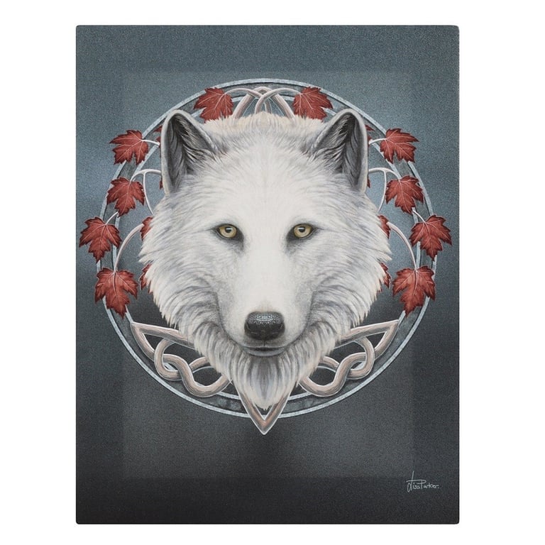 Lisa Parker s Guardian of the Fall Canvas Plaque - Autumn Home Decor Wall Art
