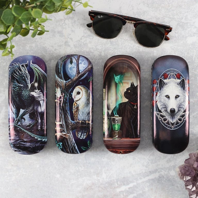 Lisa Parker Fairy Tales High-Quality Glasses Case with Cleaning Cloth and Gold Logo