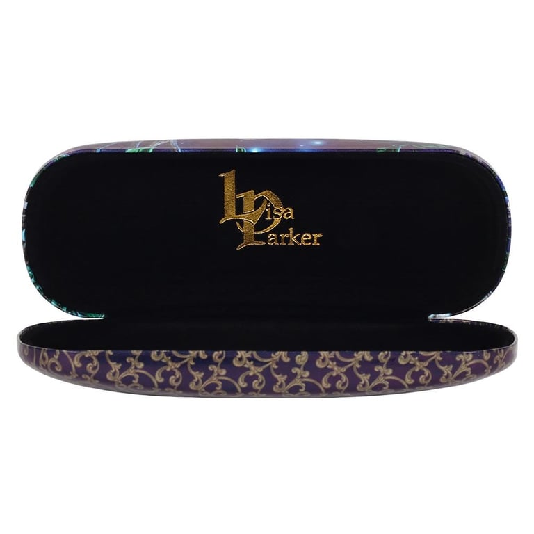 Lisa Parker Fairy Tales High-Quality Glasses Case with Cleaning Cloth and Gold Logo
