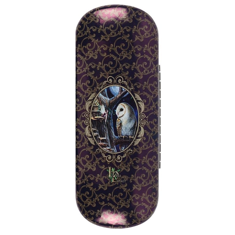 Lisa Parker Fairy Tales High-Quality Glasses Case with Cleaning Cloth and Gold Logo